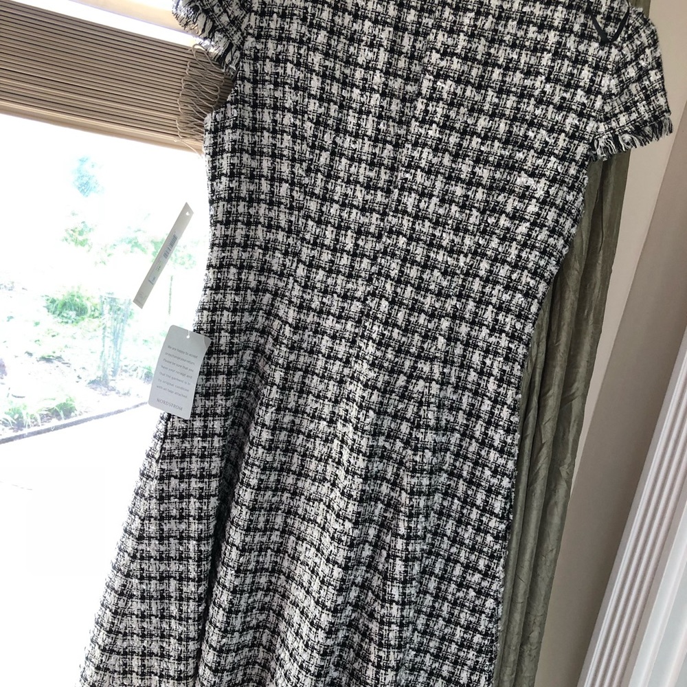 Eliza J Tweed B&W Dress - Picture 7 of 7